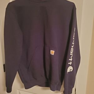 Mens Medium Navy Carhartt hoodie